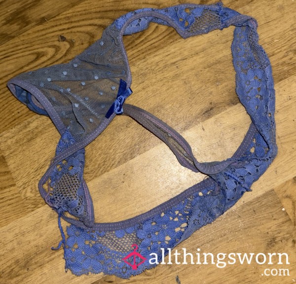 Well-Worn & Stained Thongs – Authentic Use