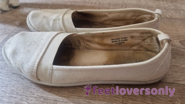 Well Worn Stinky Canvas Shoes
