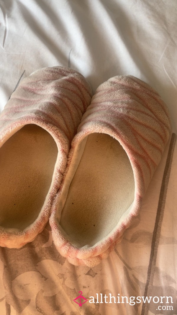Well-worn Stinky Dirty Petite Slippers