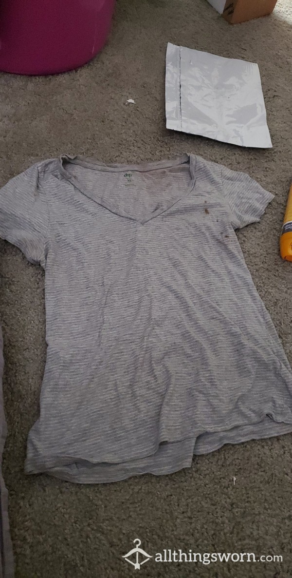 Well Worn Striped Shirt!