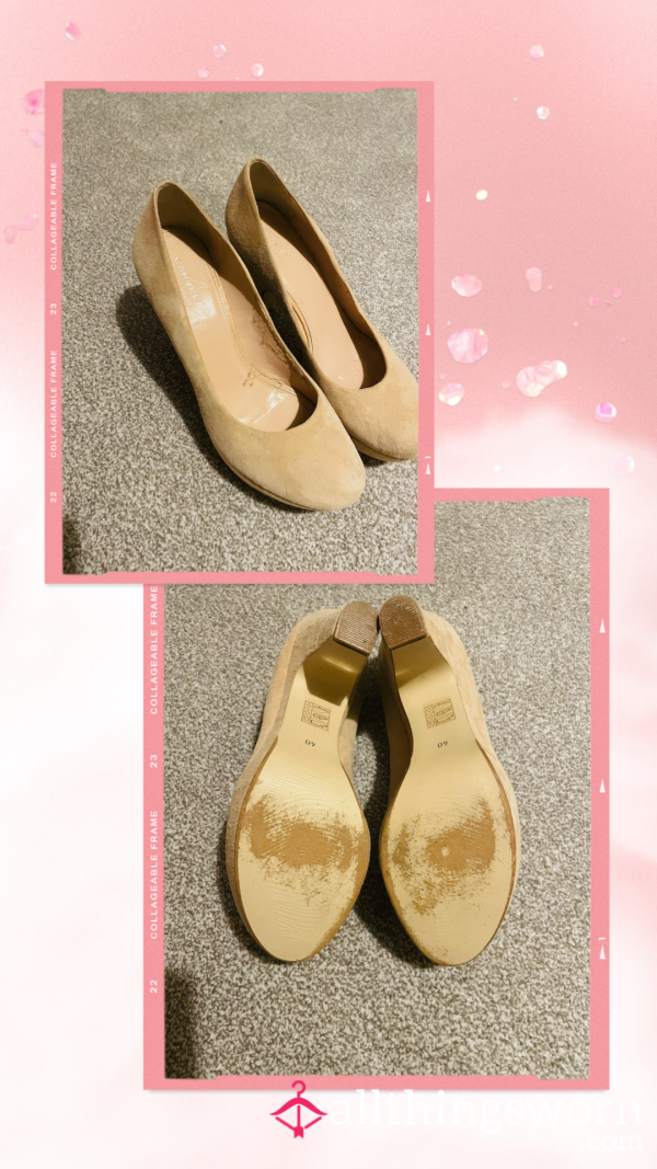Well Worn Suede Heels