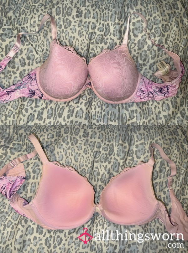 42DD Well-worn & Sweat Stained Baby Pink Bra 🩷 Tracked Shipping Included