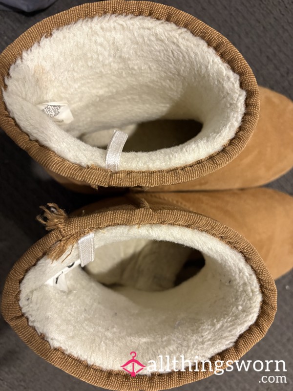 Well Worn Sweaty And Smelly Slippers