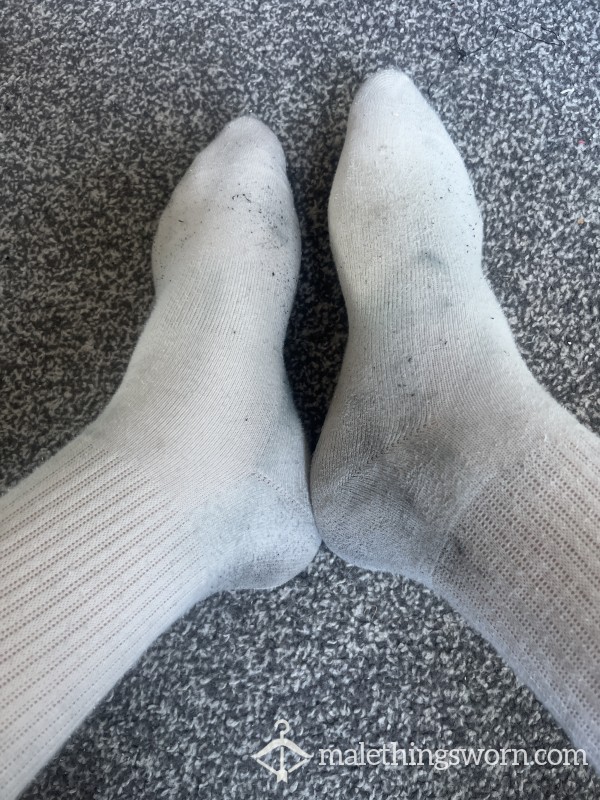 Well Worn Sweaty Crew Socks