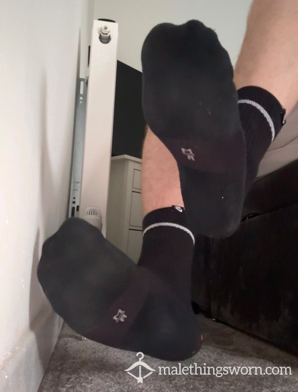 Well-worn Sweaty Gym Socks