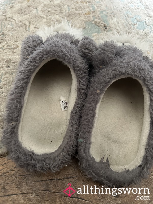 Well Worn Sweaty Slippers
