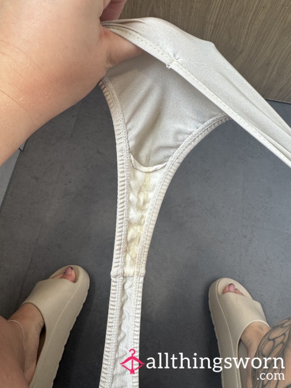 Well Worn Thong Wet Yellow