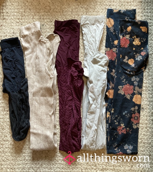 Well-Worn Tights Bundle - 5 Pairs
