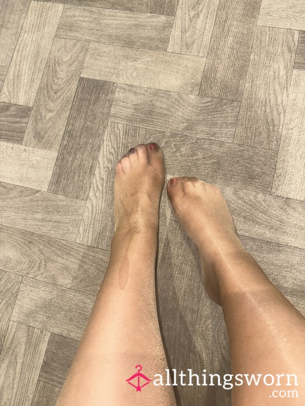 Well-worn Tights! Sealed Air Tight Straight After My Flight ✈️🥵