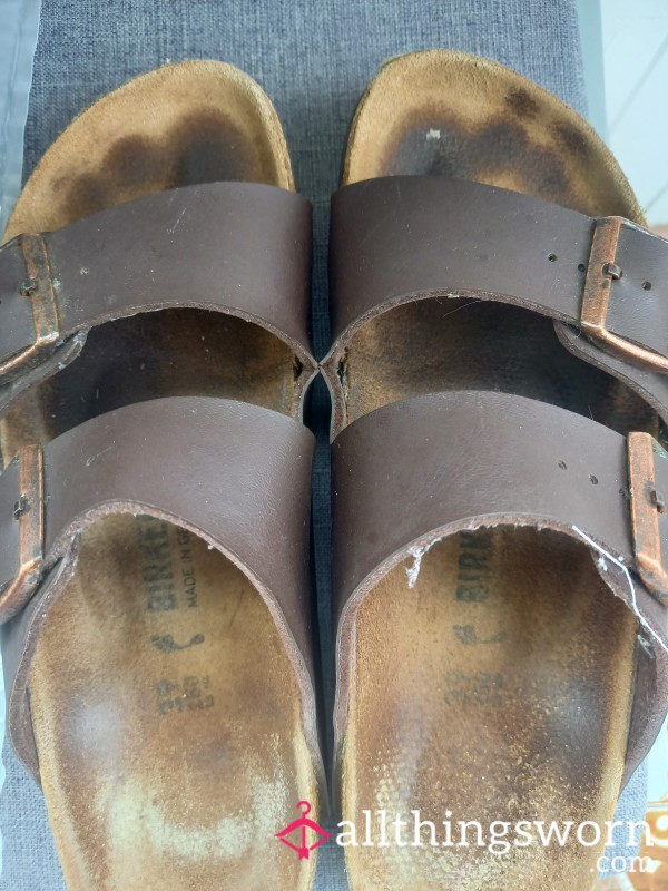 Well Worn Toe Print Birkenstocks