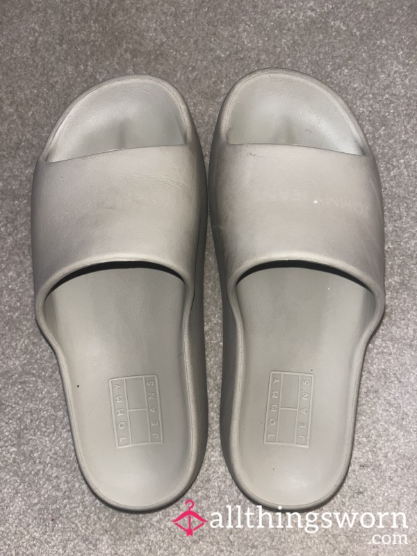 Well Worn Tommy Jeans Platform Sliders