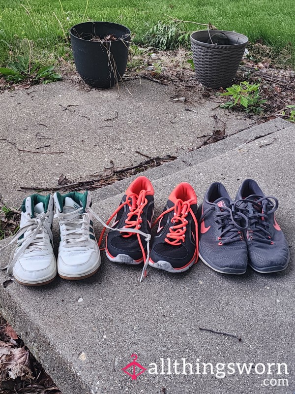 Well Worn Track Sneakers 🤭🤭