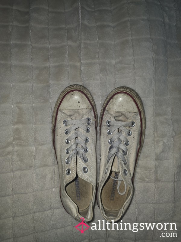 Well-worn Trainers Smelly,dirty Looking For A Dirty New Home 😈