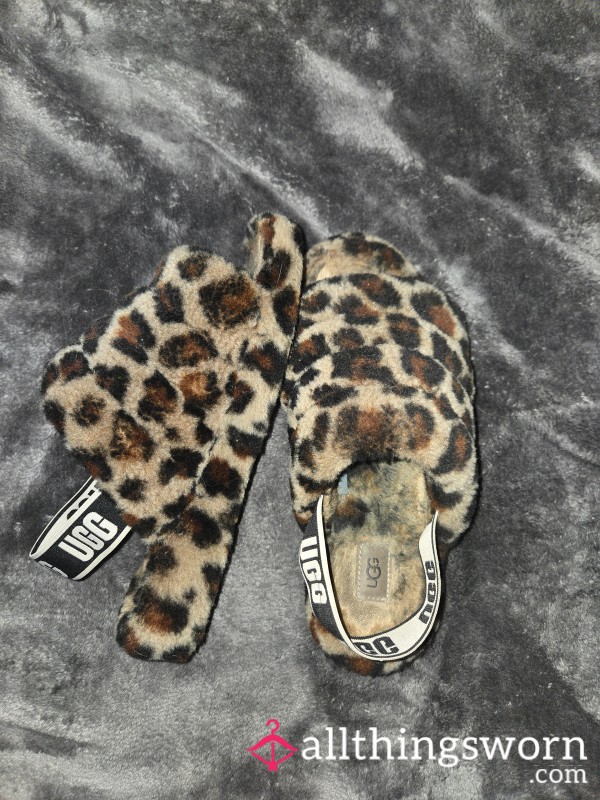 Well Worn UGG Slippers (size 8.5)😽❤️