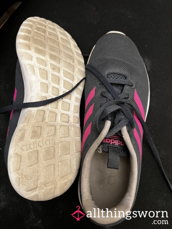 Well Worn Used Dirty Gym Sneakers
