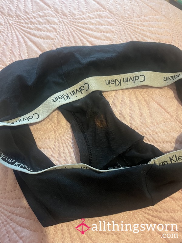 Well Worn, Vaginal Stained Calvin Klein Panties.