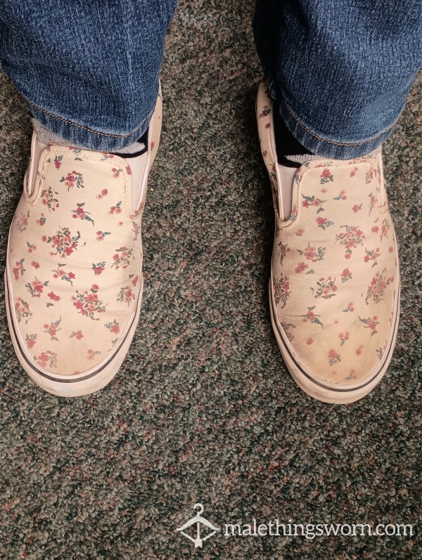 Well-worn Vans, Size 12