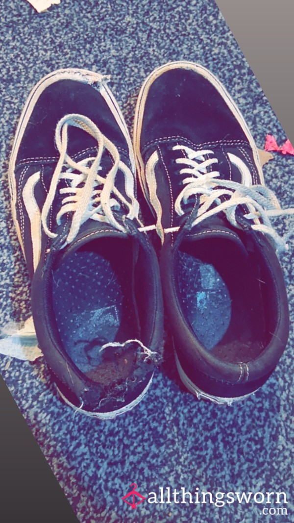 Well Worn, Very Old, Ripped, Vans