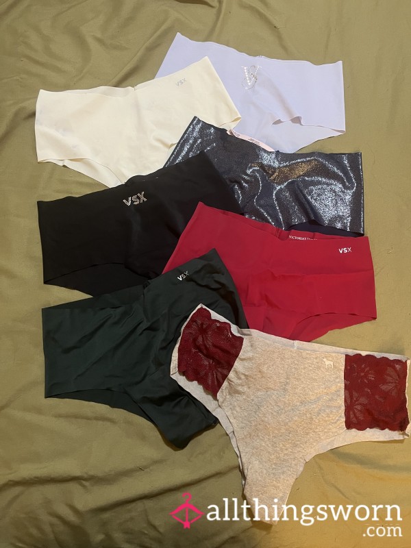 Well Worn Victoria Secret Full Back Panties