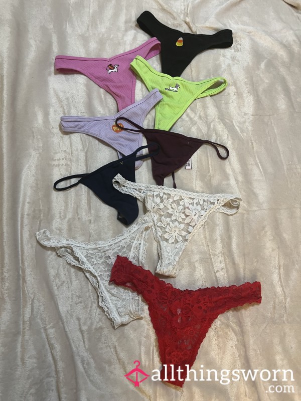 Well Worn Victoria Secret Thongs And G-strings