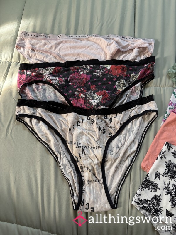 Well Worn Victoria’s Secret Cotton Bikini Panties