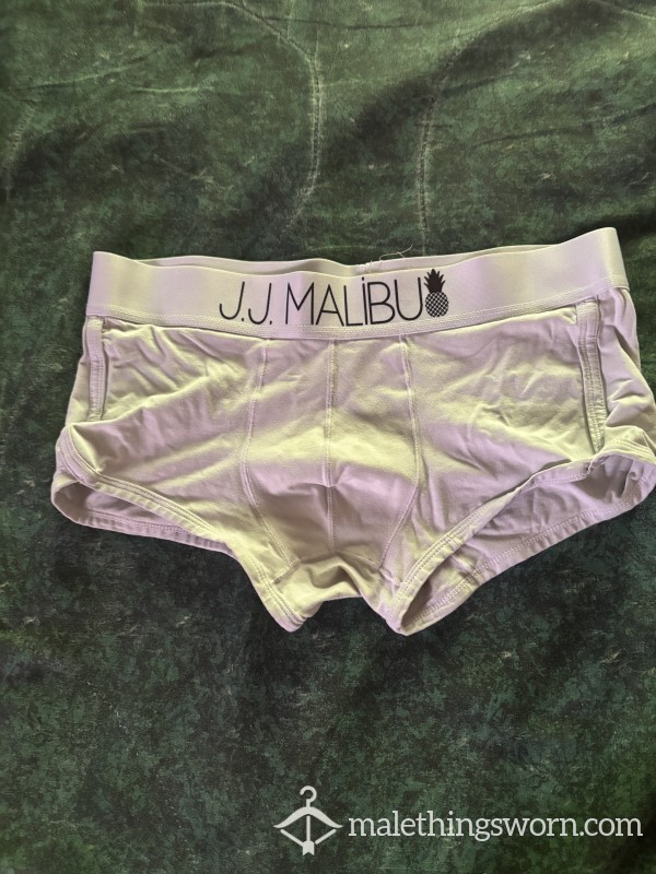 Well-Worn White Boxer Briefs