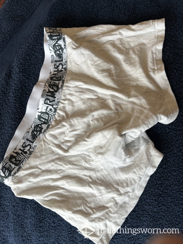 Well Worn White Boxer, Personalised For You
