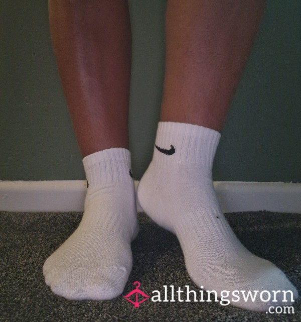 Well Worn White Nike Socks