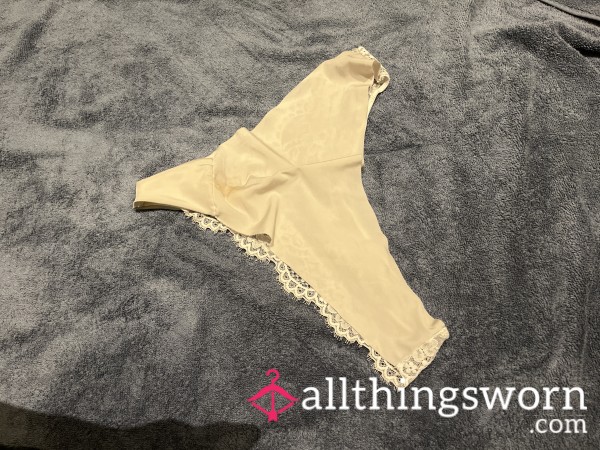 Well Worn White Panties - Worn 3 Days