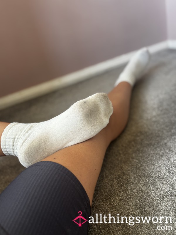 Well Worn White Socks