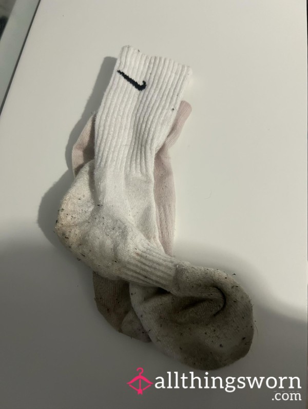 Well-worn White Socks