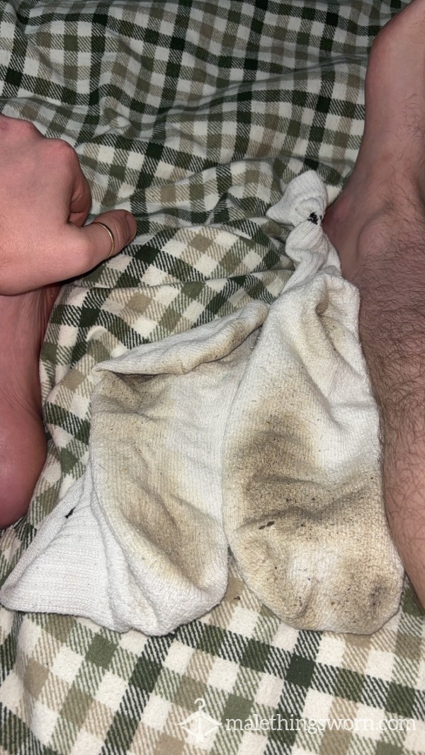 Well-Worn White Socks – Full Day’s Graft