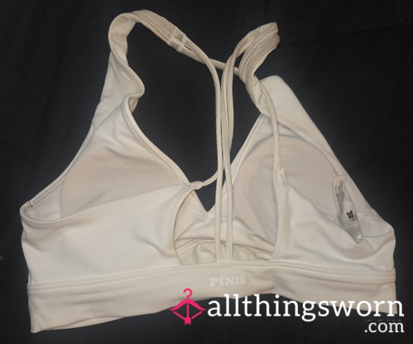 Well-worn White Sports Bra