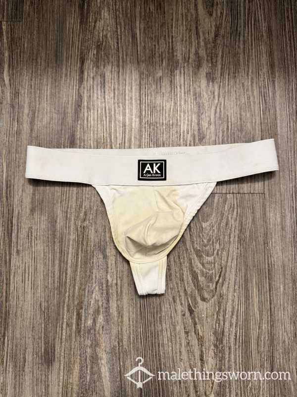 Well-worn White Thong