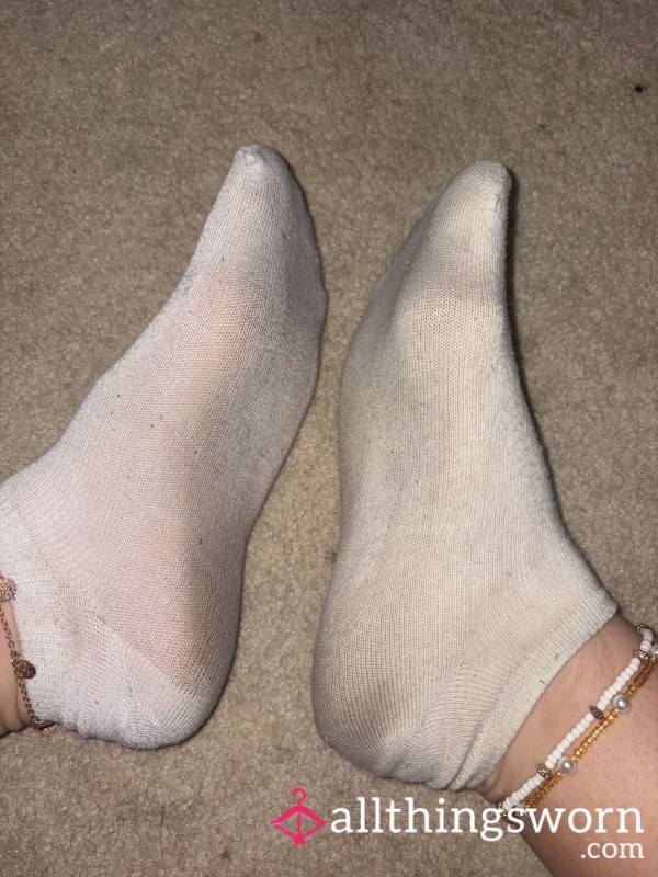 Well Worn Women’s Socks- Worn During Workout