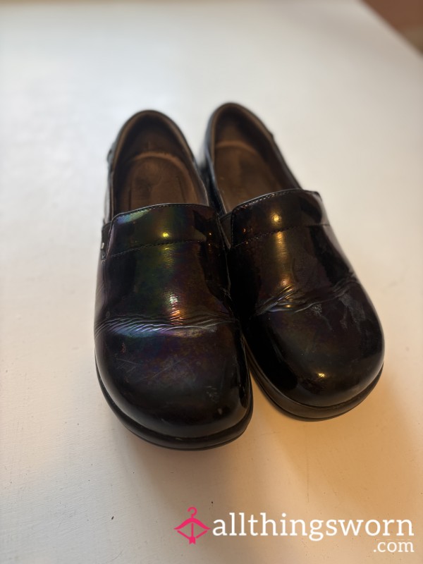 Well-Worn Work Clogs