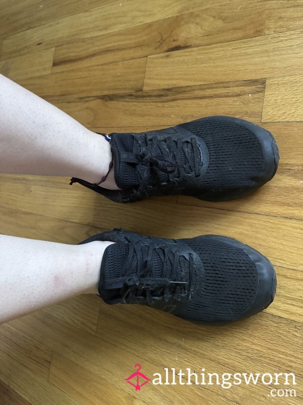 Well-Worn Work Out Sneakers