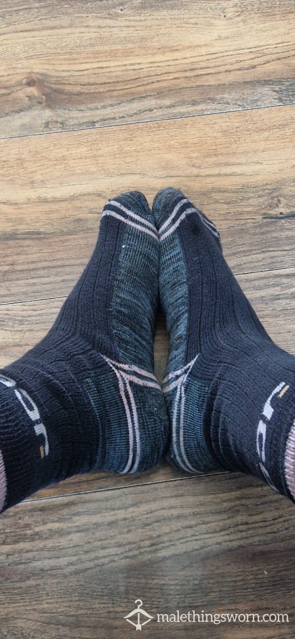 Well Worn Work Socks Worn All Day In Work Boots
