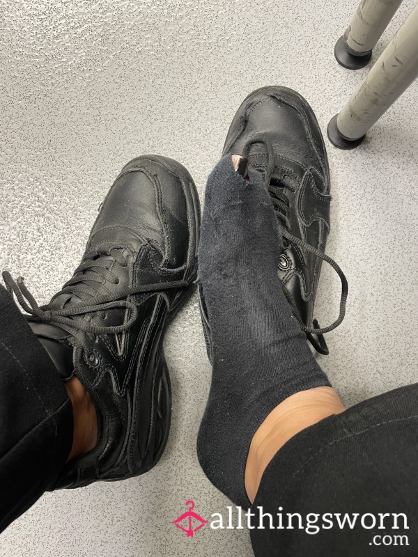 Well Worn Work Trainer Socks The Toe Hole