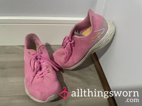 “Well-Worn Workout Trainers 💦”