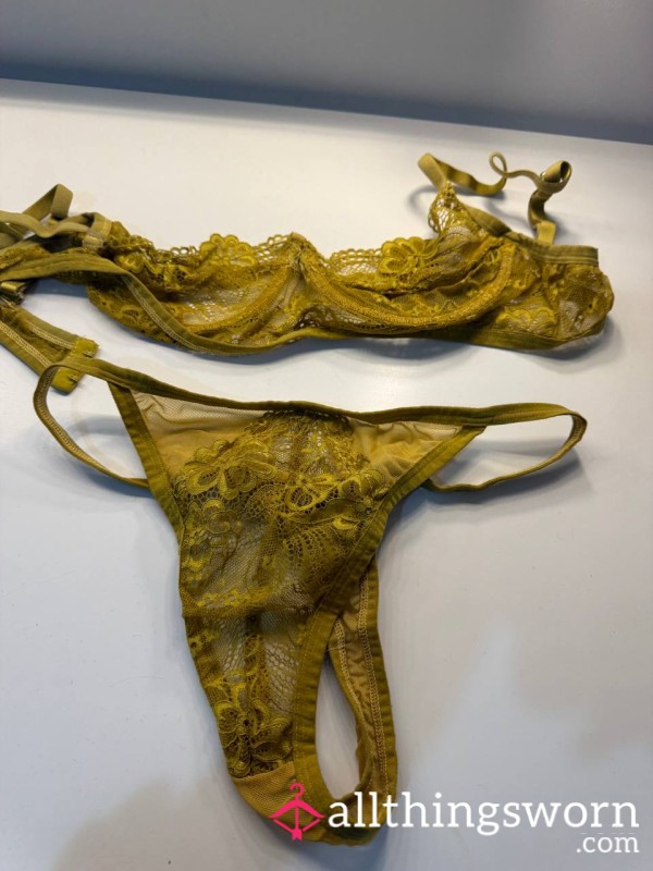 Well Worn Yellow Lingerie - 10 Years Old!