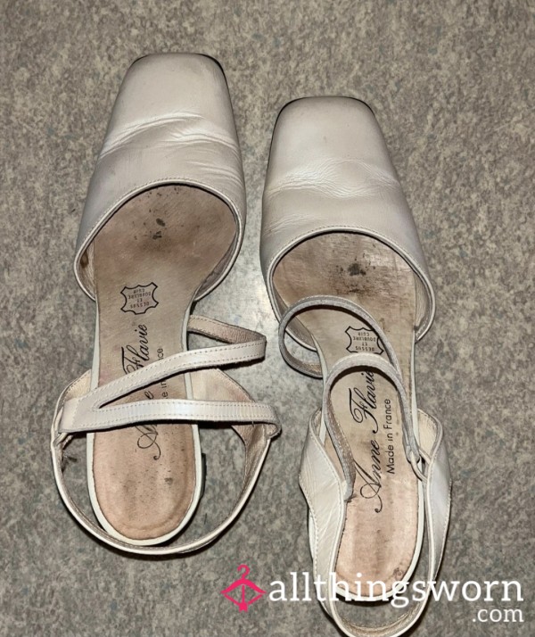 🌸SOLD🌸WELLWORN 😍White Flats🤍🥵😈Wellworn|Dirty