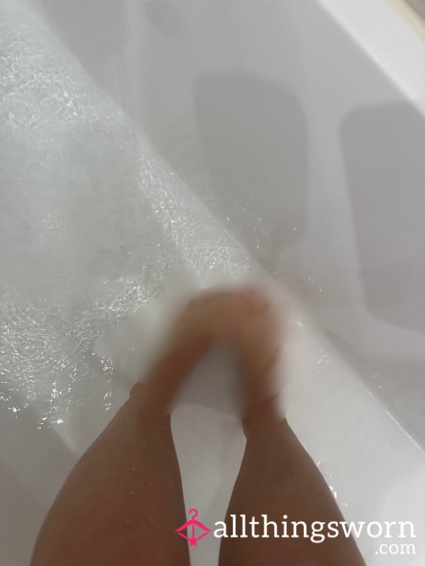 Wet Feet In Hot Bath