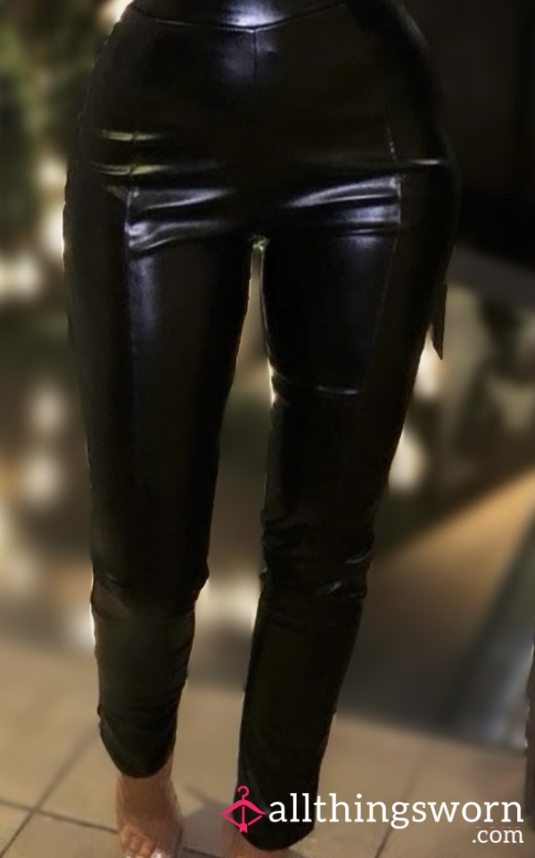 Wet-look Leggings