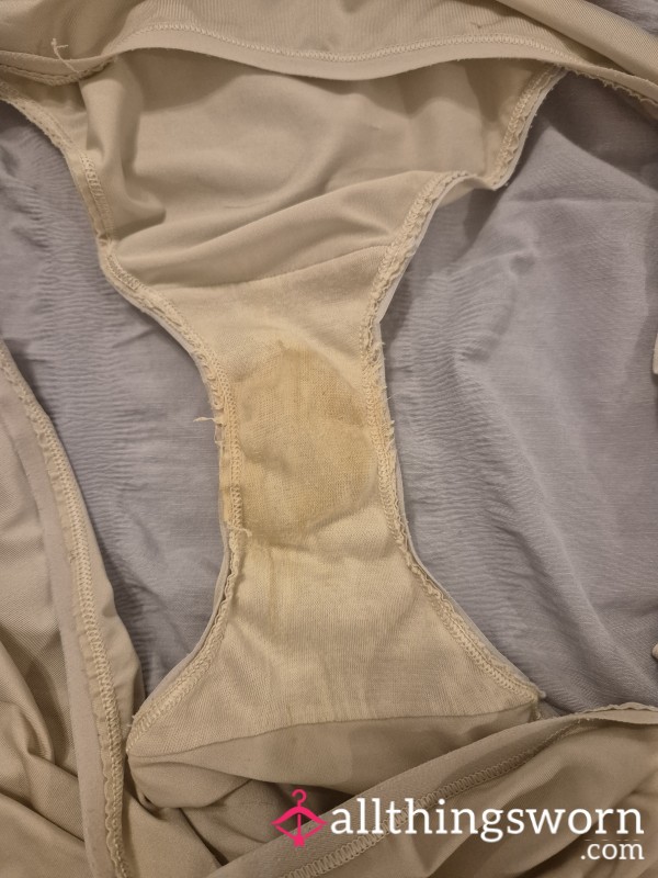 Wet Smelly Panties, Worn All Day In A Very Hot Office