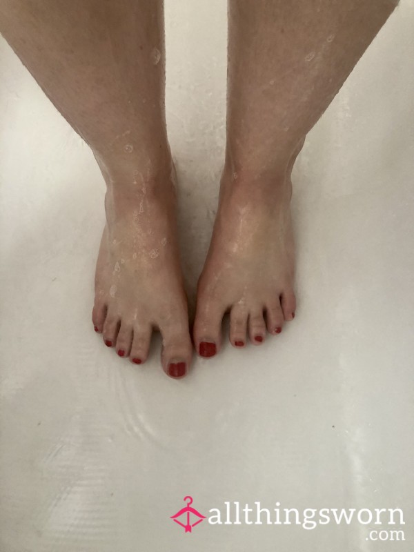 Wet Soapy Feet