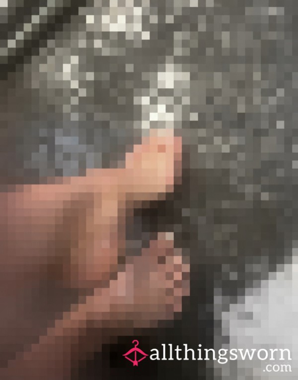 Wet Soapy Feet In The Shower