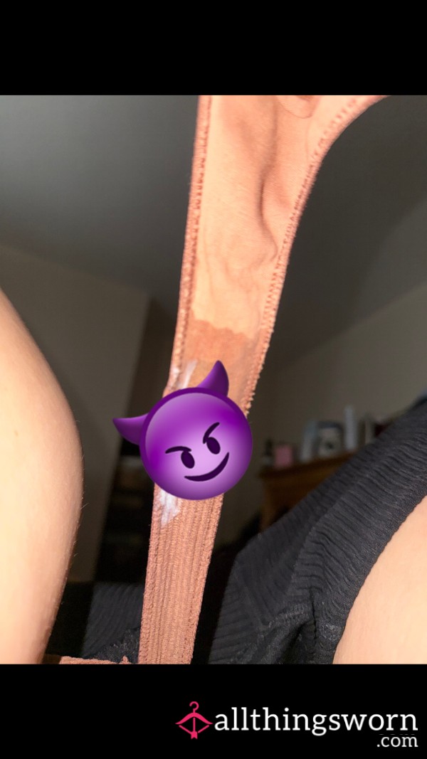 Wet Well Worn Thongs