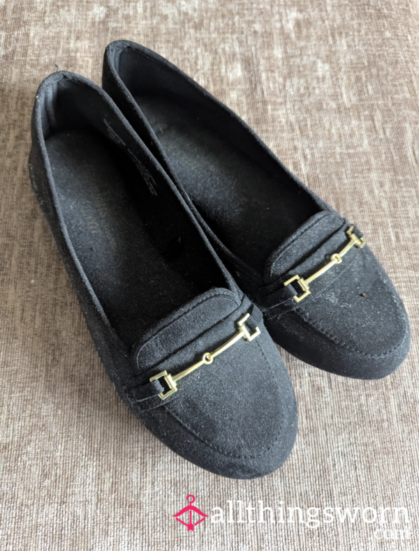 Well-Worn Black Ballerina Flats🖤