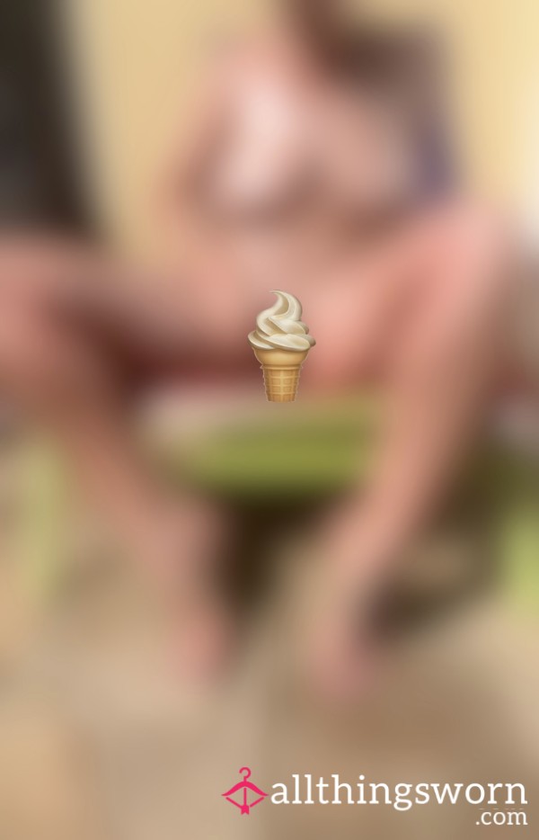 What Better Way To Cool Off In The Sun Than With An Ice Cream 🥵💦🍦😽
